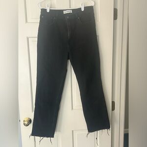 Abercrombie and Fitch ultra high rise ankle straight Jean size 29 (8)